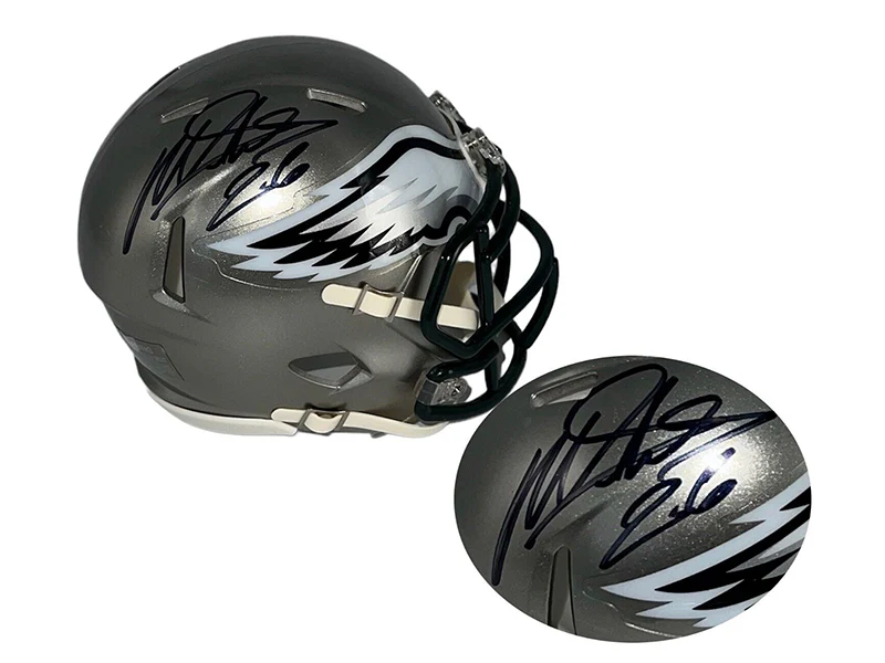 Miles Sanders Philadelphia Eagles Autographed Flash Mini Helmet (JSA)