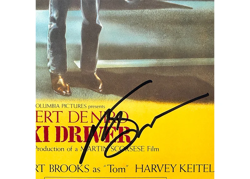 Martin Scorsese Signed 12x18 Taxi Driver Movie Photo Autographed Beckett
