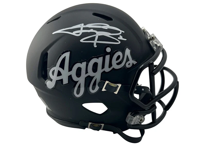 Johnny Manziel Signed Texas A&M Speed Flat Helmet JSA