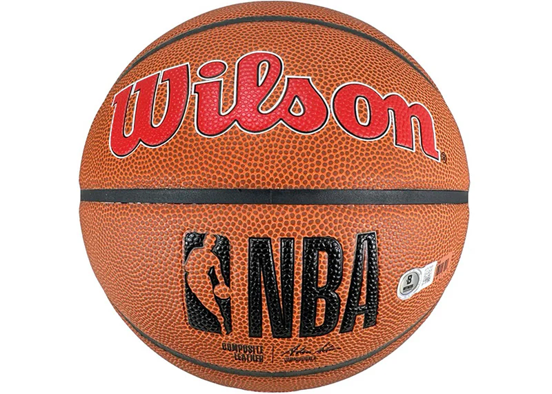 Toni Kukoc Signed HOF 21 Inscription Chicago Bulls Wilson Team Logo Basketball BeckettTedy Bruschi Signed New England Patriots 16x20 Football Photo Beckett