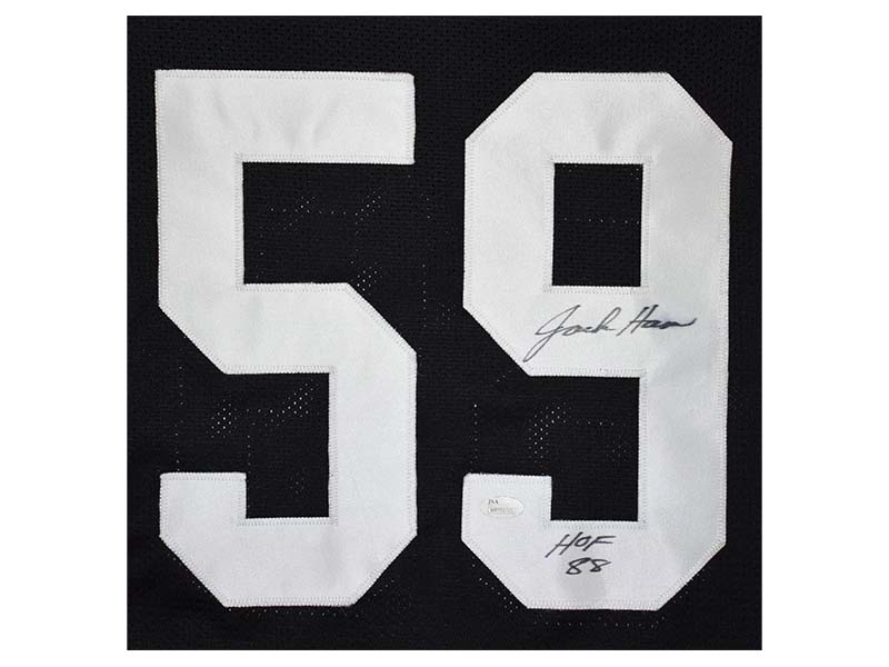 Jack Ham Signed Pittsburgh HOF 88 Custom Black Football Jersey (JSA)