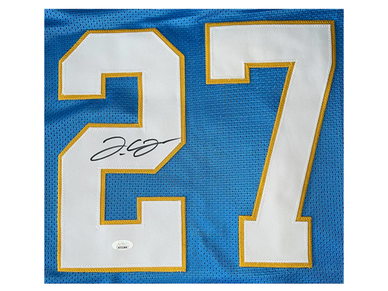 JC Jackson Autographed San Diego Powdered Blue Pro Style Football Jersey (JSA)