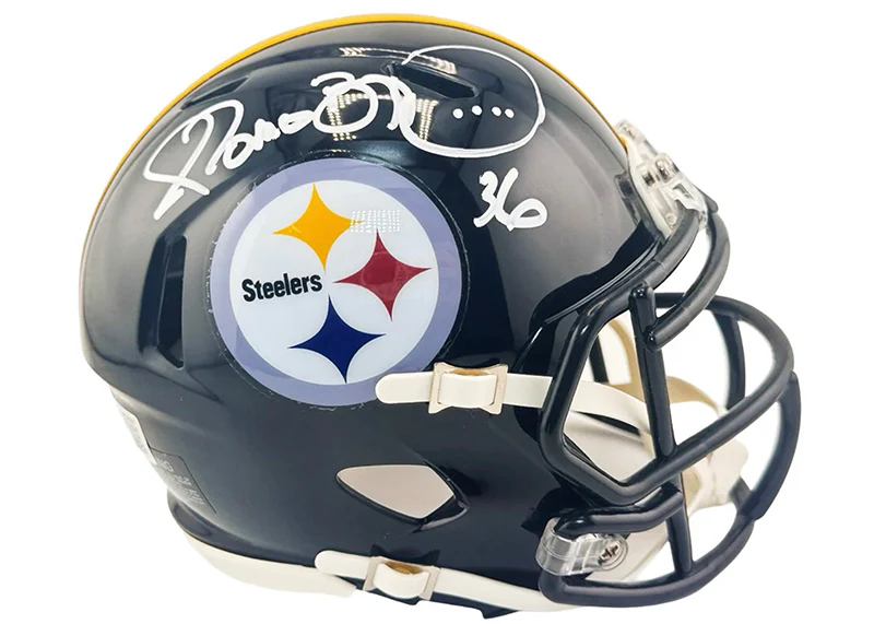 Jerome Bettis Signed Pittsburgh Steelers Speed Mini Football Helmet Beckett