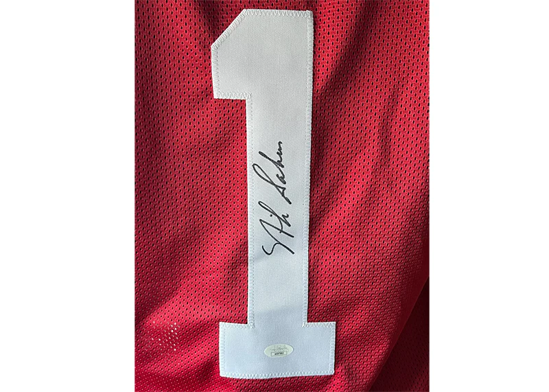 Nick Saban Signed Alabama Custom Red College Football Jersey JSA