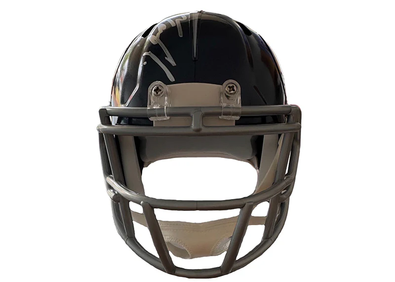 Tony Pollard Signed Tennessee Titans Speed Mini Helmet Beckett