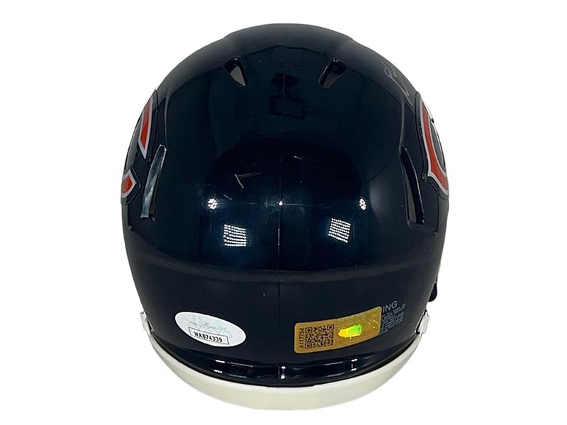 DJ Moore Chicago Bears Autographed Signed Speed Mini Helmet JSA