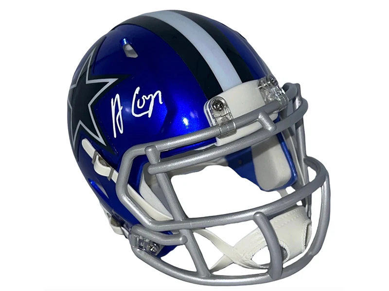 Amari Cooper Autographed Dallas Cowboys Flash Speed Mini Helmet (JSA)