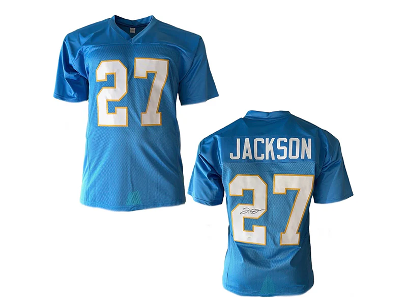 JC Jackson Autographed San Diego Powdered Blue Pro Style Football Jersey (JSA)