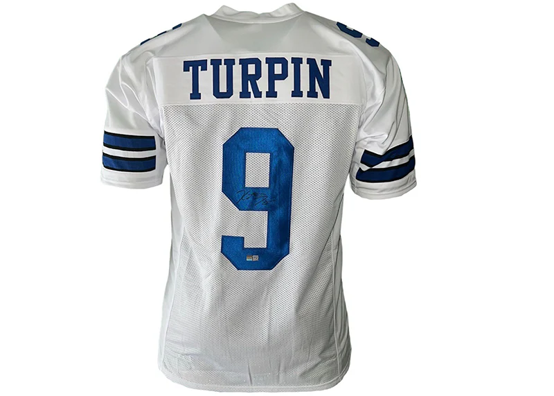 KaVontae Turpin Signed Dallas Custom White Football Jersey Tristar