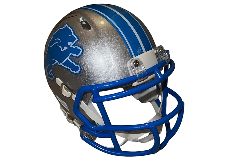 Aidan Hutchinson Signed Detroit Lions Speed Mini Football Helmet (Beckett)