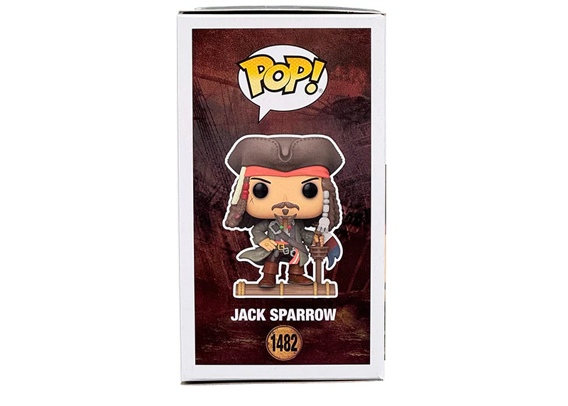 Johnny Depp Signed Jack Sparrow 1482 Funko POP Pirates Caribbean Beckett BAS COA