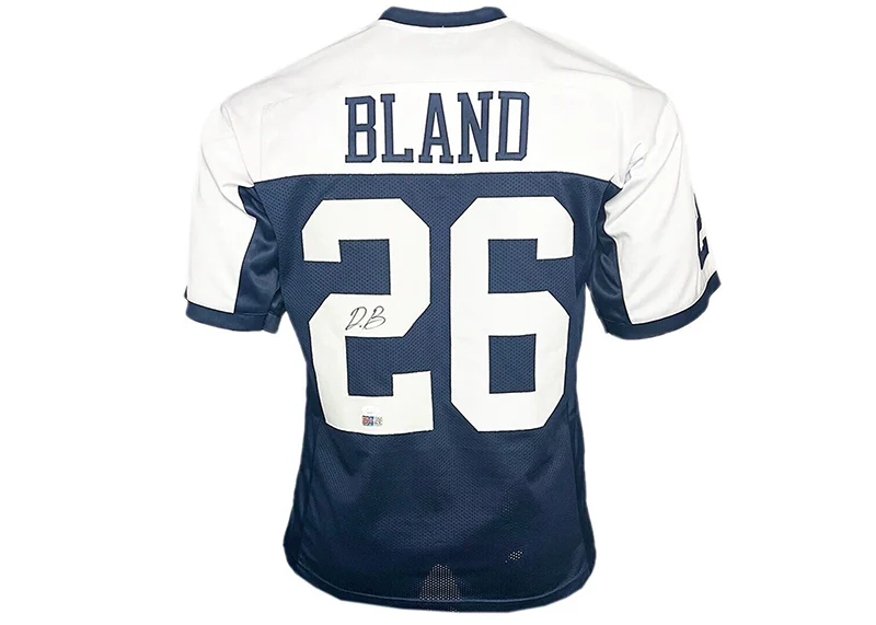Daron Bland Signed Dallas Custom Thanksgiving Football Jersey Beckett