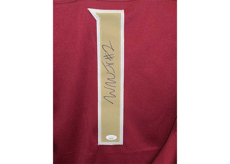 Winston Wright Jr. Signed Custom Collage Football Jersey JSA