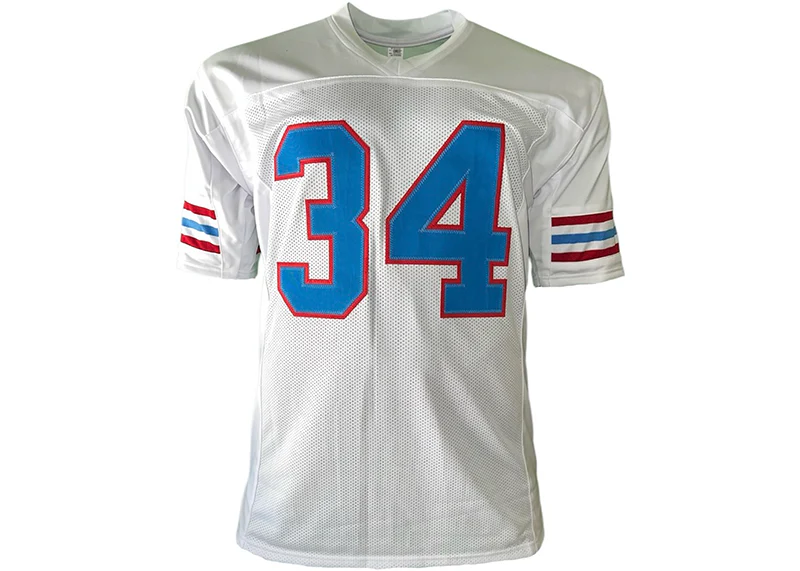 Earl Campbell Signed Houston Custom Football Jersey White (JSA)