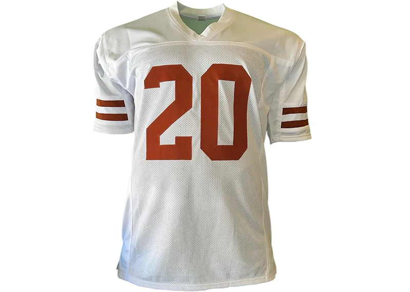 Earl Campbell Signed Texas Custom White College Football Jersey (JSA)
