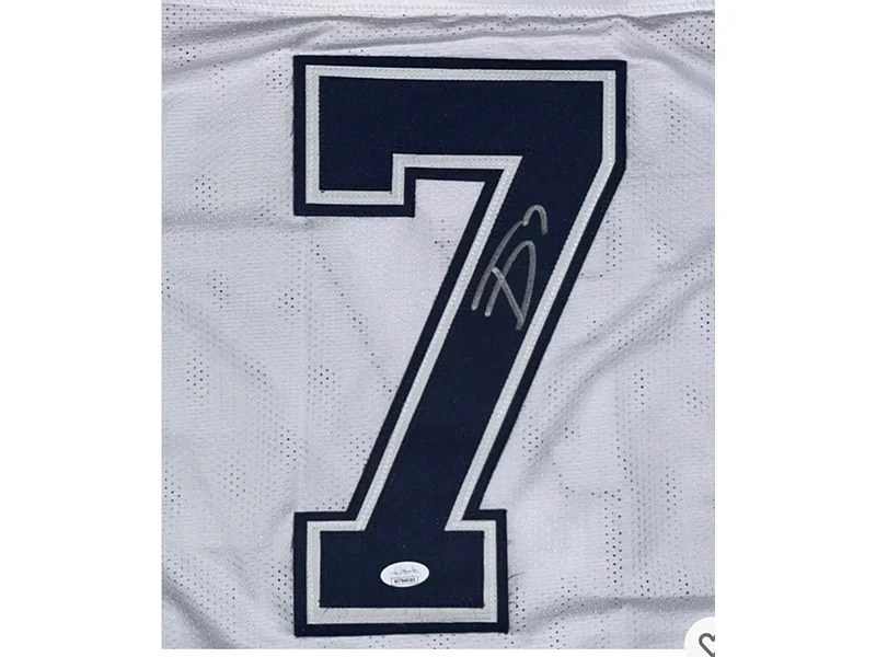 Trevon Diggs Autographed Dallas Alternate White Pro Style Jersey JSA