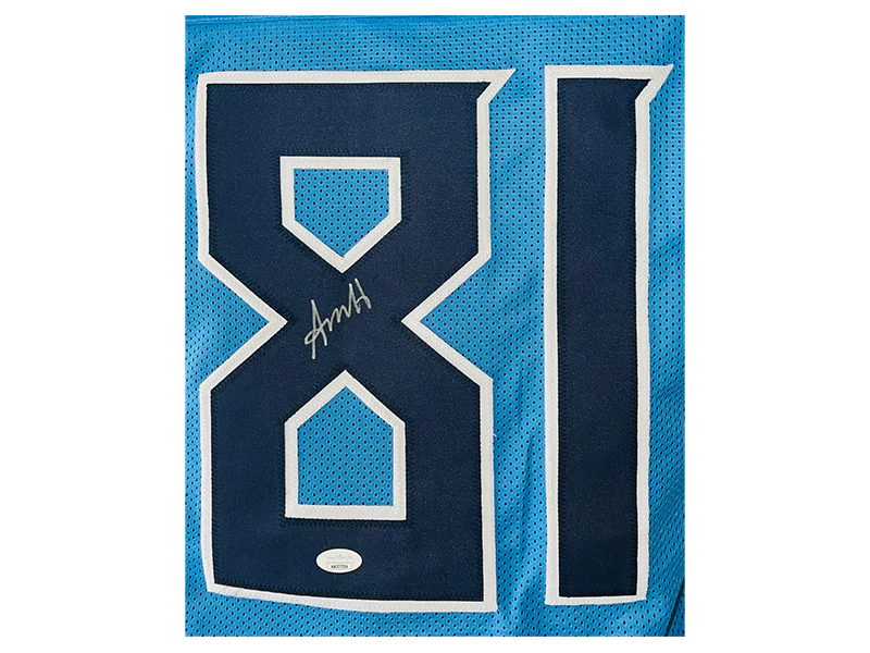 Austin Hooper Autographed Tennessee Pro Style Light Blue Football Jersey JSA