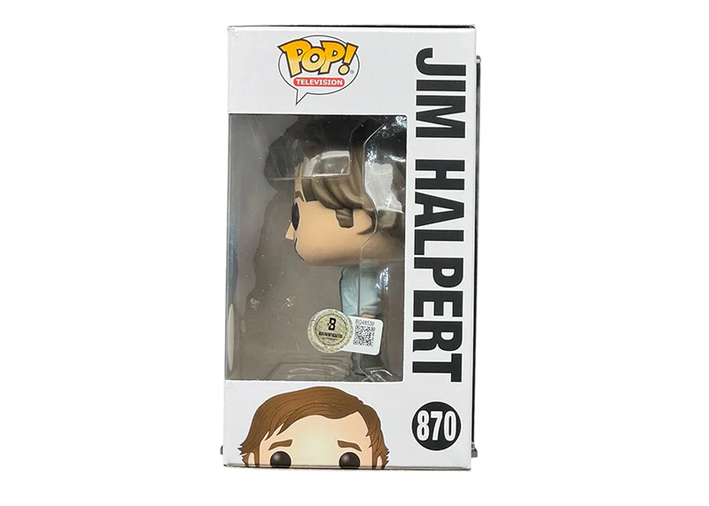 John Krasinski Signed Jim Halpert Funko Pop 870 Office Autographed Beckett