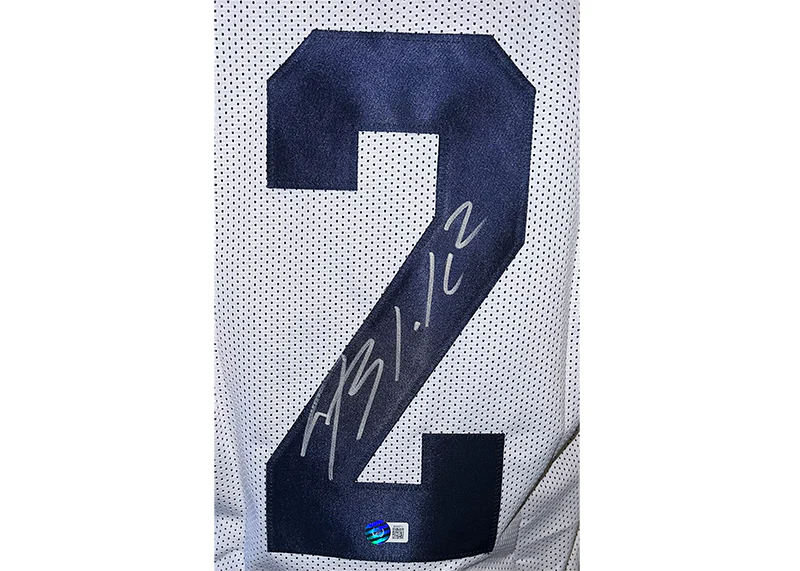 Blake Corum Signed Michigan Custom White Stat College Jersey Beckett