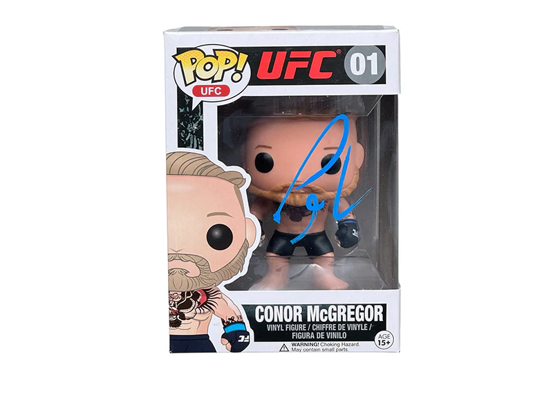 Conor McGregor Signed Funko POP! 01 The Notorious UFC MMA Champion Beckett