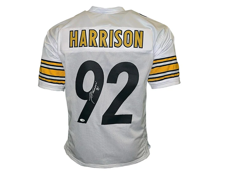 James Harrison Signed Pittsburgh Custom White Football Jersey JSA