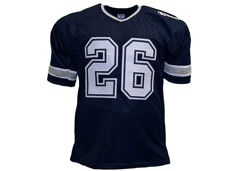 Daron Bland Signed Dallas Custom Blue Football Jersey Beckett