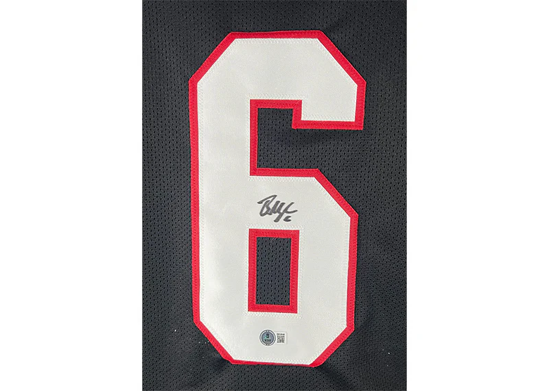 Baker Mayfield Signed Tampa Bay Custom Black Football Jersey Beckett