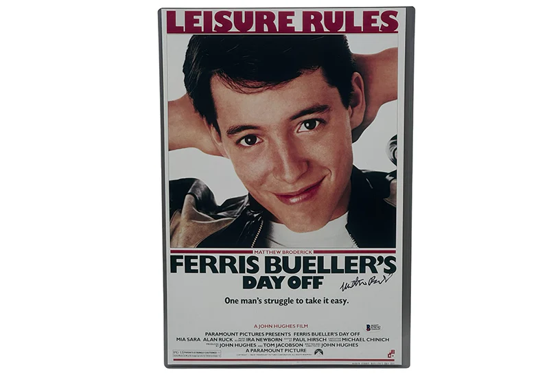 Matthew Broderick Signed 12x18 Ferris Bueller's Day Off Photo Beckett