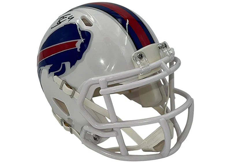 James Cook Signed Buffalo Bills Speed Mini Football Helmet JSA
