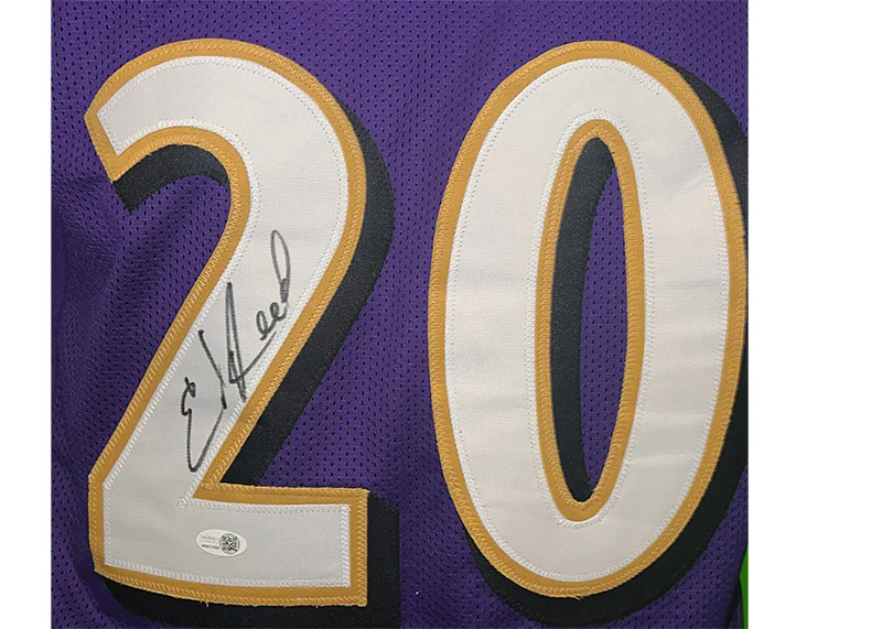 Ed Reed Signed Baltimore Custom Purple Football Jersey JSA