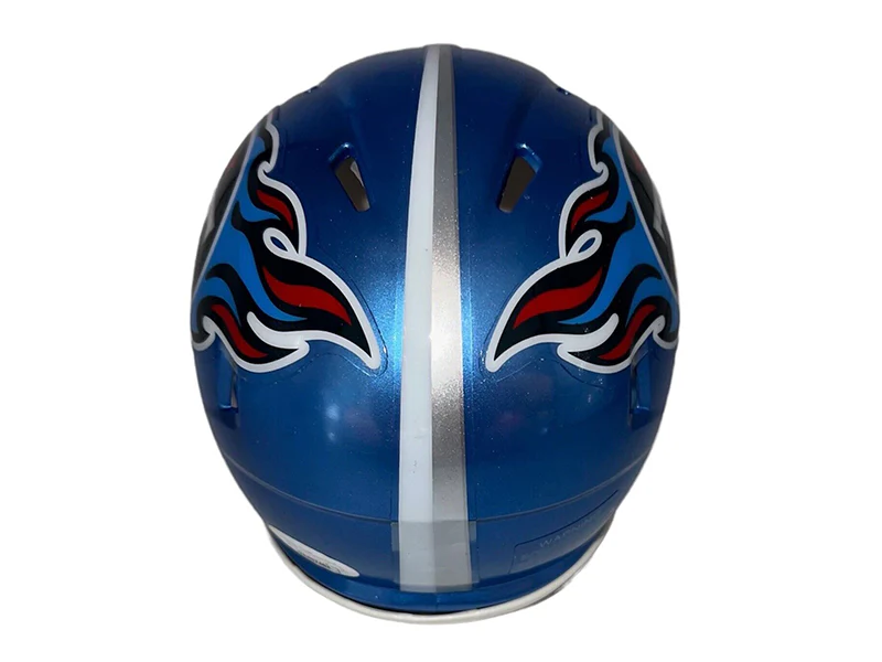 Austin Hooper Autographed Tennessee Titans Flash Mini Helmet (JSA)