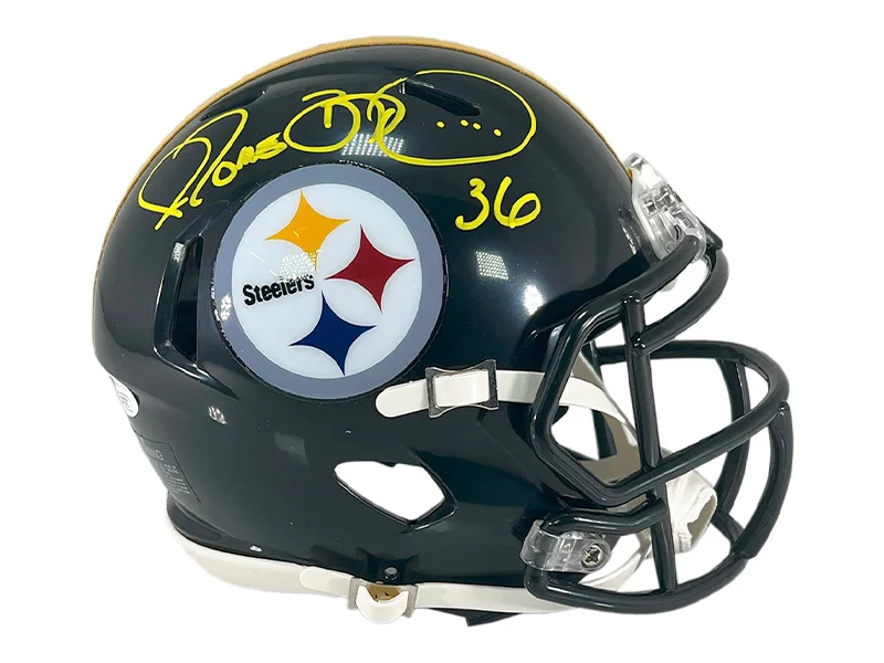 Jerome Bettis Signed Pittsburgh Steelers Speed Mini Helmet JSA