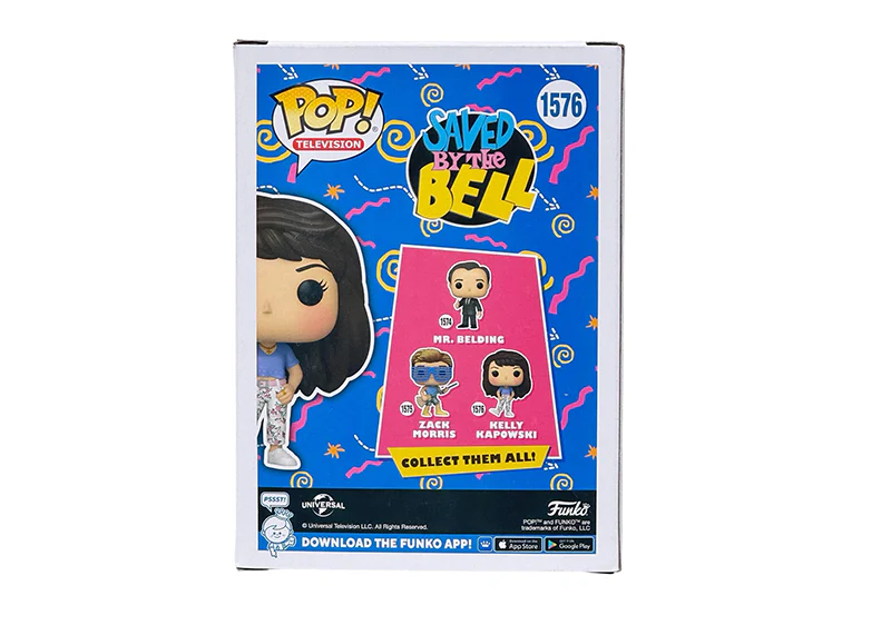 Tiffani Amber Thiessen Signed Kelly Kapowski Funko Pop 1576 Autograph Beckett