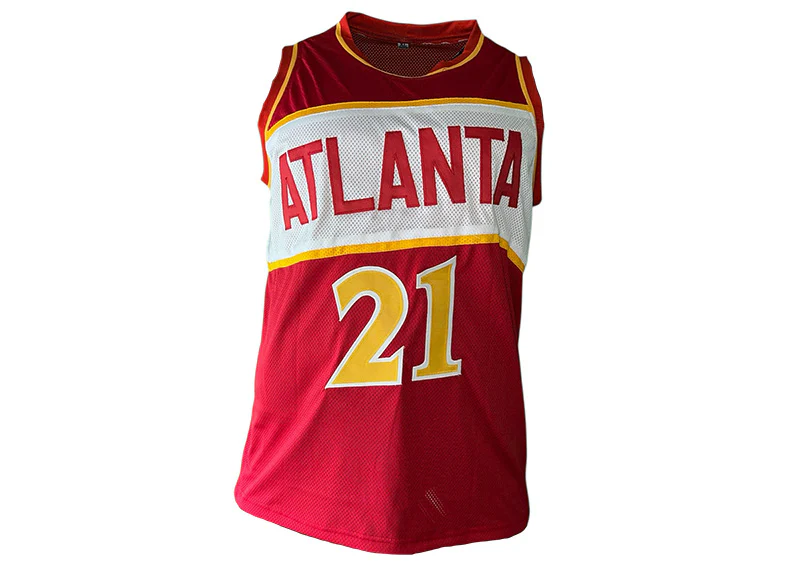 Dominique Wilkins Autographed Atlanta Custom Basketball Jersey Backett