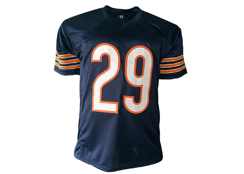 Dennis Gentry Signed Custom Blue Football Jersey?Beckett