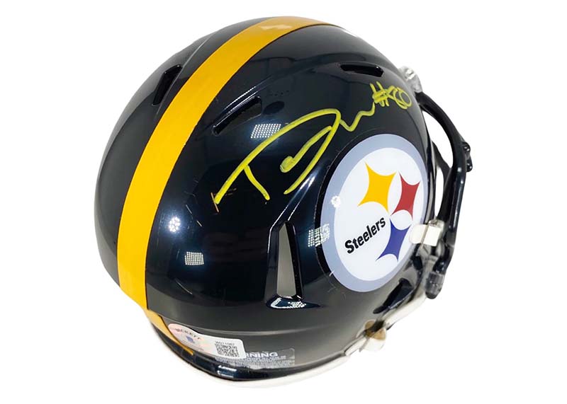 Darnell Washington Signed Pittsburgh Steelers Speed Mini Football Helmet Beckett
