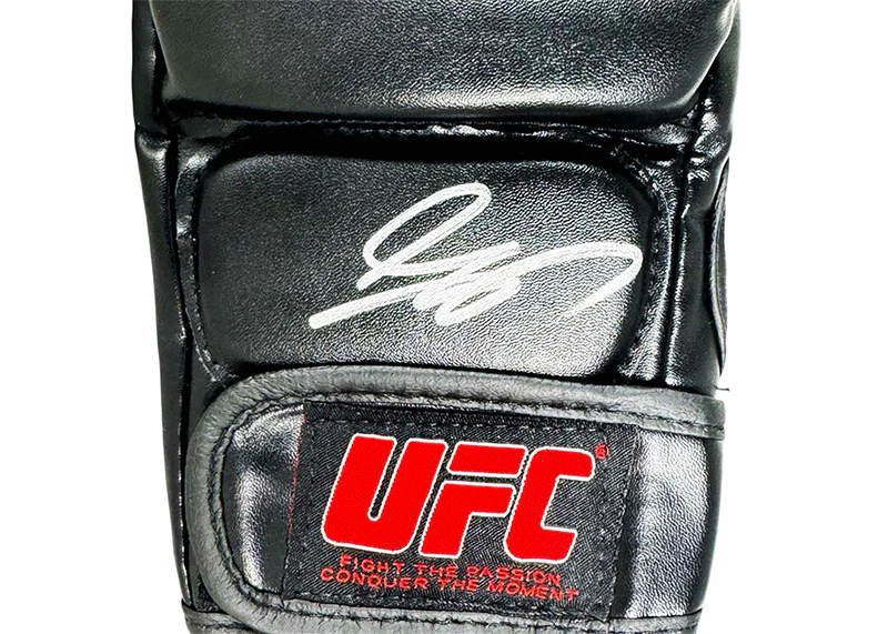 George St-Pierre Signed UFC MMA Glove (JSA)