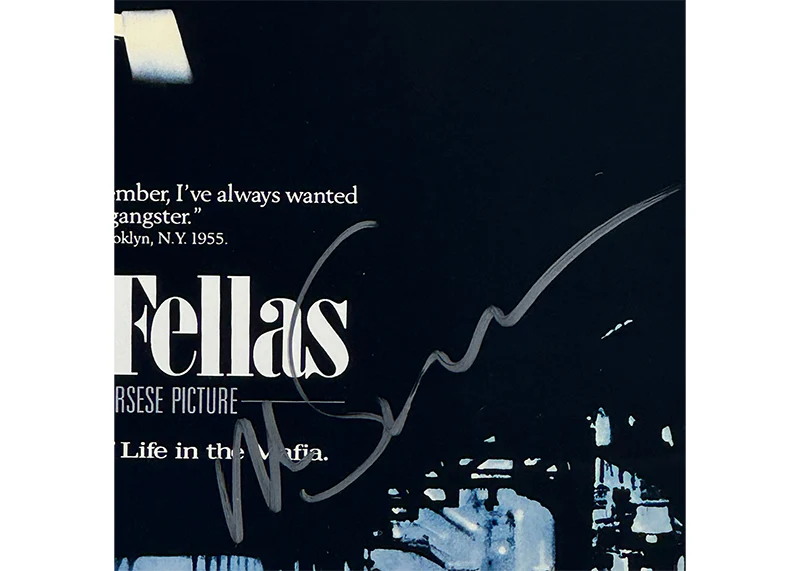 Martin Scorsese Signed 12x18 Goodfellas Movie Photo Autographed Beckett