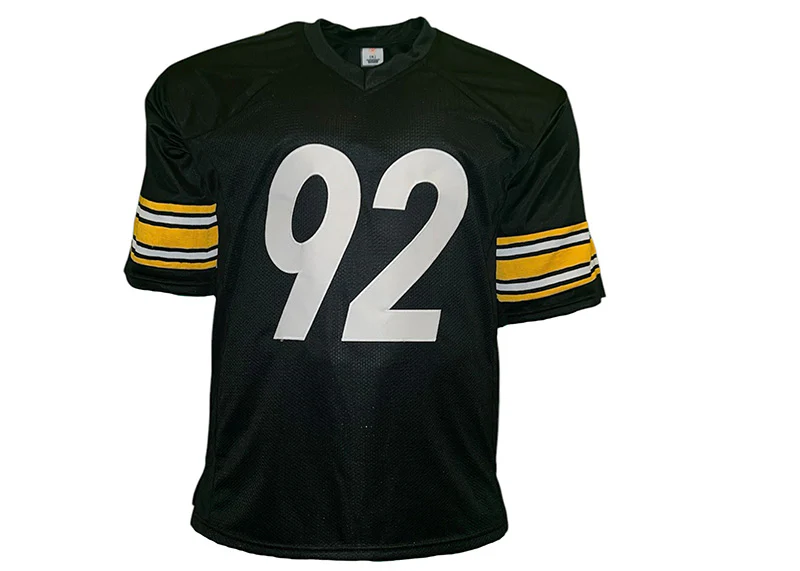 James Harrison Signed Pittsburgh Custom White Football Jersey JSA