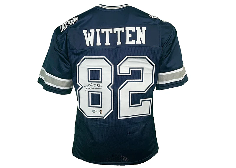 Jason Witten Signed Dallas Custom Navy Football Jersey Beckett