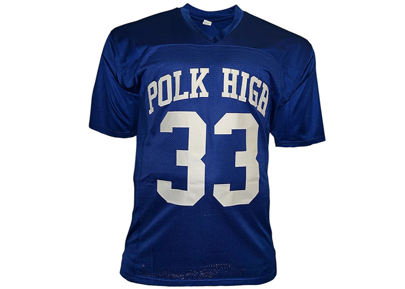 Ed O'Neill Al Bundy Signed Polk High Blue Jersey JSA