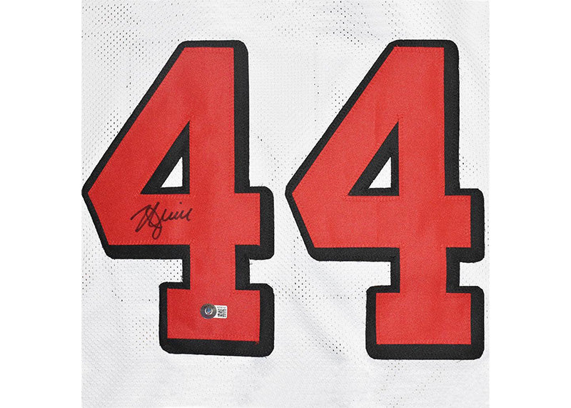 Kyle Juszczyk Signed San Francisco White Custom Football Jersey (Beckett)