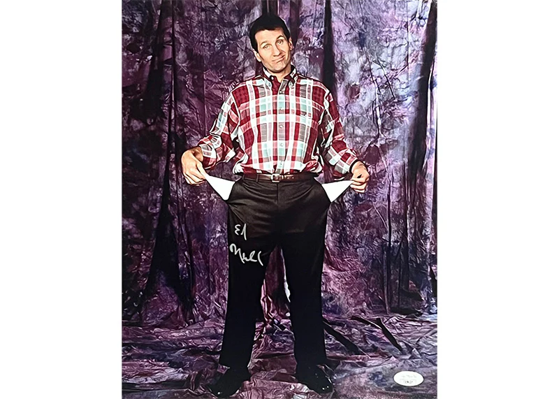 Ed O��neill Al Bundy Signed Married With Children 11x14 Photo JSA