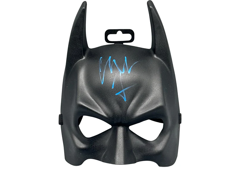 Christian Bale Signed Batman The Dark Knight Mask Autograph Beckett