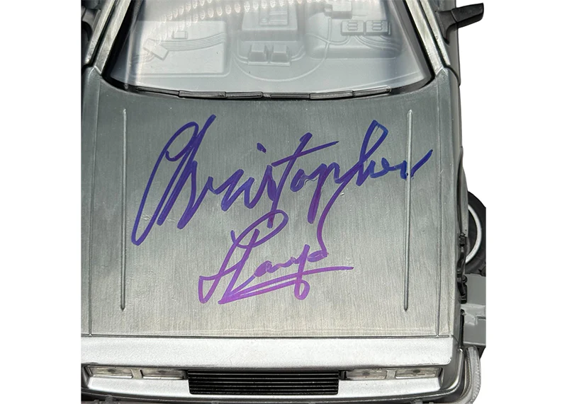 Christopher Lloyd Signed Back to the Future BTTF II DeLorean Beckett