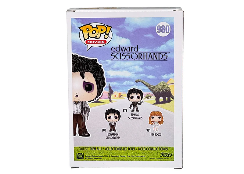 Johnny Depp Signed Edward Scissorhands Funko Pop 980 Autograph Beckett
