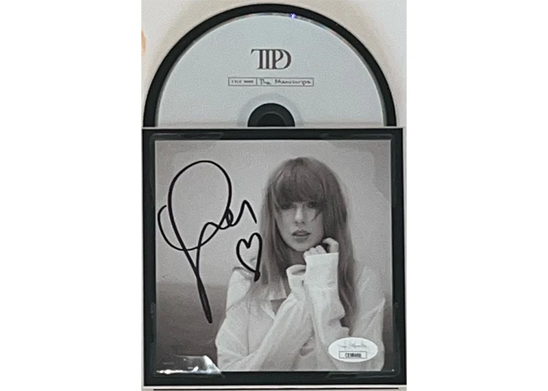 Taylor Swift Signed 3D With With Playable Video 25x25 Framed CD JSA