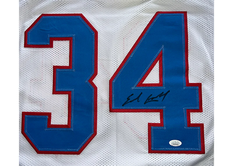 Earl Campbell Signed Houston Custom Football Jersey White (JSA)