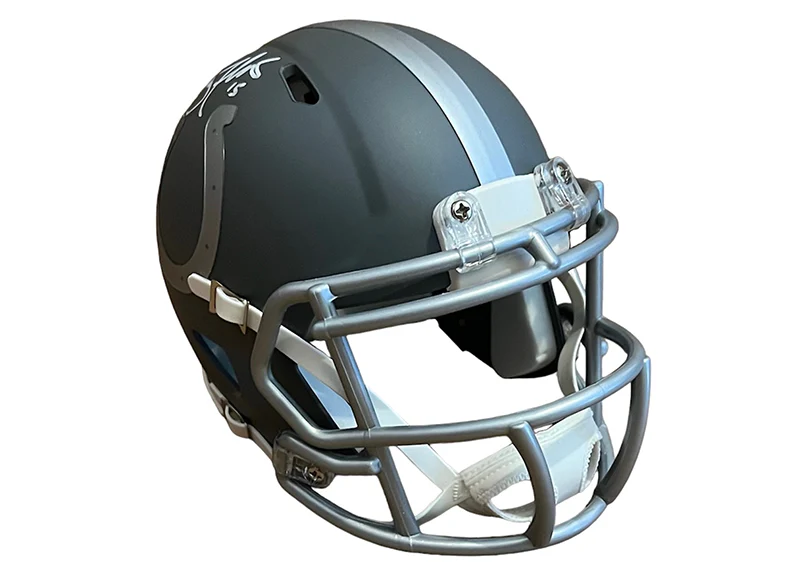 Joe Flacco Signed Indianapolis Colts STS Mini Helmet JSA
