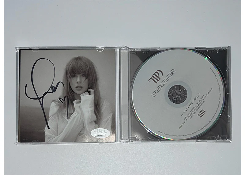 Taylor Swift Signed The Tortured Poets Department CD JSA
